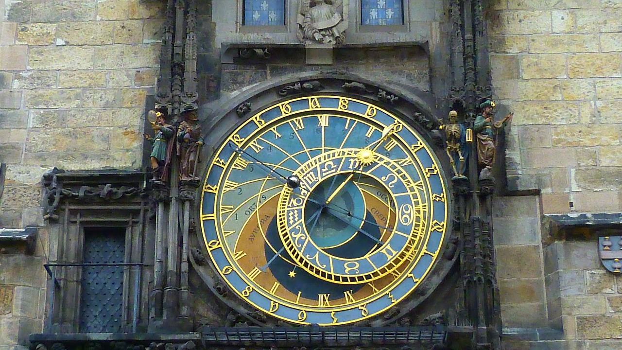 Prag Rathaus Astronomische Uhr