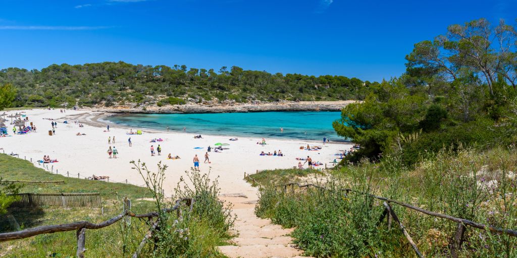 Strand Cala Mondragó auf Mallorca