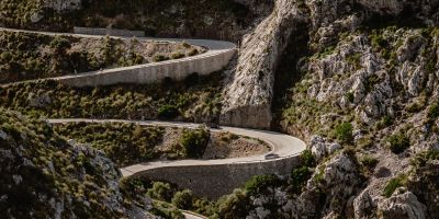 Bergstraße auf Mallorca