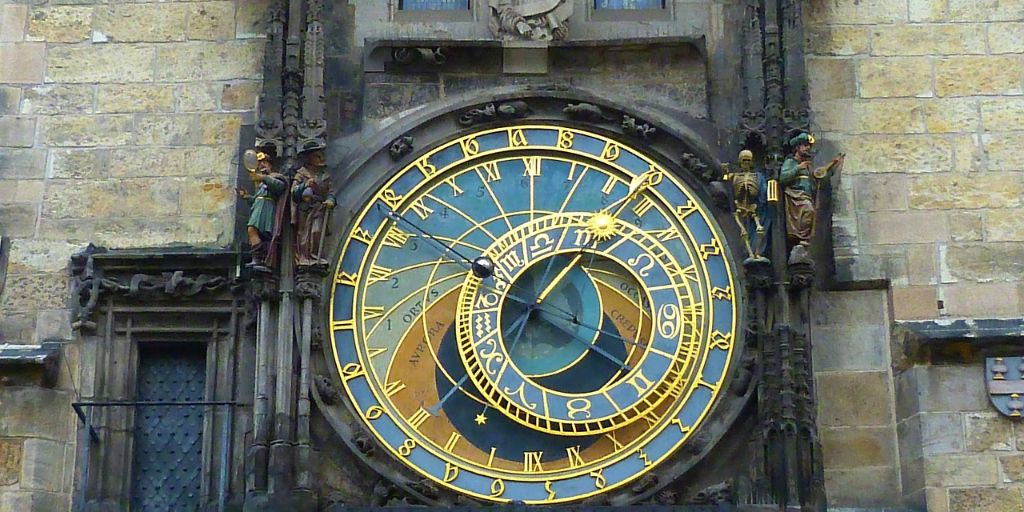 Prag Rathaus Astronomische Uhr