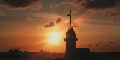 Sonnenuntergangh in Uskudar